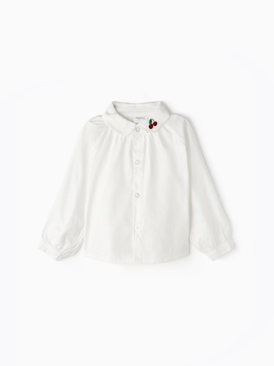 Рубашка для девочки Крошка Я, рост 92-98 см, белая