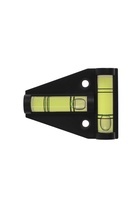 Уровень пластиковый ТУНДРА, мини, треугольный, 2 глазка - Фото 3