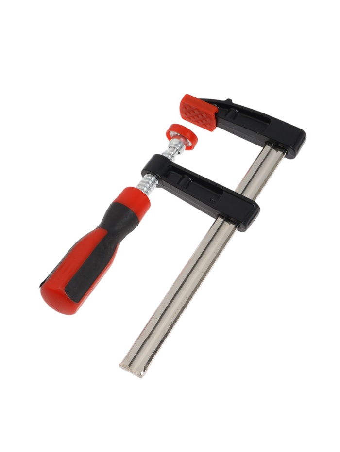 Струбцина F-образная усиленная ТУНДРА, тавровый профиль, 2К рукоятка, 150×50×200 мм - Фото 1