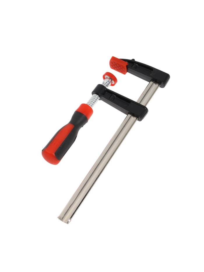 Струбцина F-образная усиленная ТУНДРА, тавровый профиль, 2К рукоятка, 200×50×250 мм - Фото 1