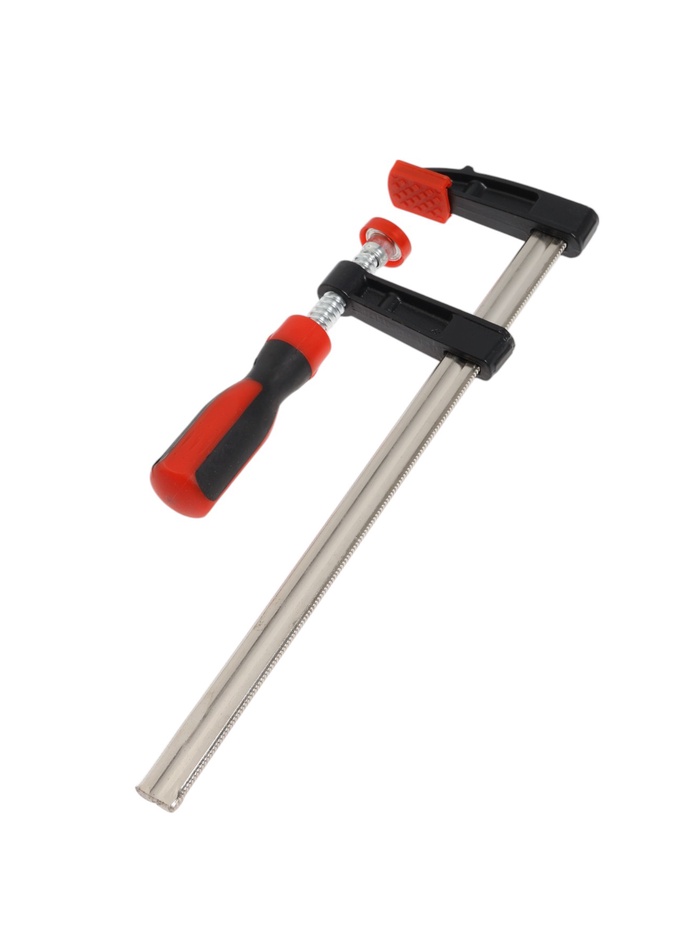 Струбцина F-образная усиленная ТУНДРА, тавровый профиль, 2К рукоятка, 250×50×300 мм - Фото 1