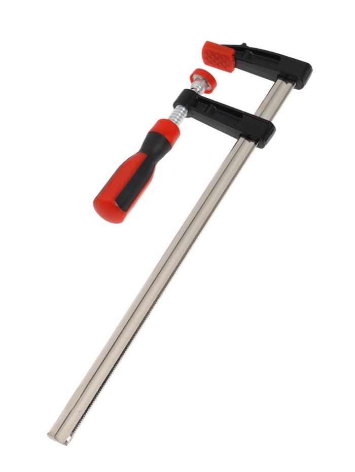 Струбцина F-образная усиленная ТУНДРА, тавровый профиль, 2К рукоятка, 300×50×350 мм - Фото 1