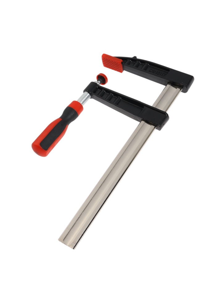 Струбцина F-образная усиленная ТУНДРА, тавровый профиль, 2К рукоятка, 300×120×390 мм - Фото 1