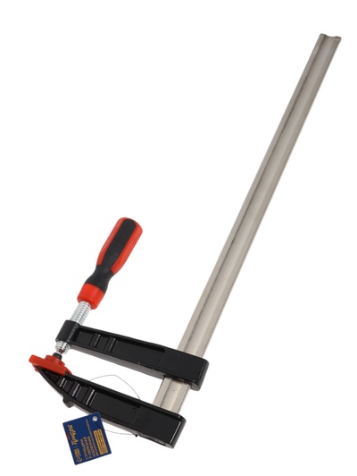 Струбцина F-образная усиленная ТУНДРА, тавровый профиль, 2К рукоятка, 500×120×590 мм