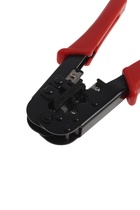 Кримпер ТУНДРА, для витой пары и телефонной линии RJ-45 8P 6P, горизонтальный обжим - Фото 4