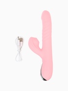 Вибратор с вакуумно-волновой стимуляцией клитора, 36 режимов вибрации, фрикции, розовый - Фото 2