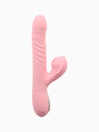 Вибратор с вакуумно-волновой стимуляцией клитора, 36 режимов вибрации, фрикции, розовый - Фото 4