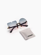 Очки солнцезащитные женские NO, линза 5.2×5.3 см, розовый - Фото 6