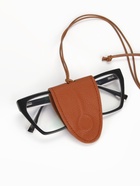 Держатель для очков на шею, шнурок 88 см, 4.5×7 см, коричневый 10815404