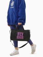 Сумка спортивная TEXTURA на молнии, с подкладкой, длинный ремень, маленький размер, чёрная - Фото 3