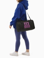 Сумка спортивная TEXTURA на молнии, с подкладкой, длинный ремень, маленький размер, чёрная - Фото 2