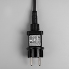 УЦЕНКА Гирлянда «Клип-лайт», 5 нитей по 20 м, IP44, УМС, 665 LED, 24 В, тёмная нить, свечение синее - Фото 6