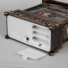 УЦЕНКА Светодиодная фигура «Дед Мороз с подарками», 18×26×8 см, пластик, батарейки ААх3 (не в комплекте), USB, свечение тёплое белое 10861829