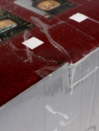 УЦЕНКА Светодиодная фигура «Дед Мороз с подарками», 18×26×8 см, пластик, батарейки ААх3 (не в комплекте), USB, свечение тёплое белое 10861829