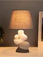 Лампа настольная RISALUX «Гряда», 1×40 Вт Е14, серый/белый, 20×20×32 см 10724317