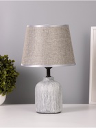 Лампа настольная RISALUX «Никс», 1×40 Вт Е27, серый, 20×20×30 см - Фото 1