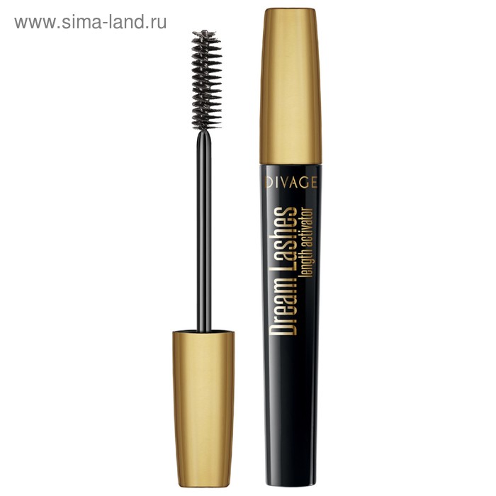 Тушь для ресниц Divage Dream lashes № 01 стимулятор роста ресниц, черная, 10 мл - Фото 1