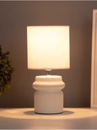 Лампа настольная RISALUX «Афина», 1×40 Вт Е14, белый, 13×13×26 см - фото 33410263