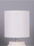 Лампа настольная RISALUX «Афина», 1×40 Вт Е14, белый, 13×13×26 см - фото 33410264