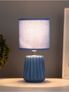 Лампа настольная RISALUX «Кон», 1×40 Вт Е14, синий, 13×13×25 см - фото 4734573