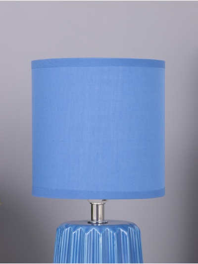 Лампа настольная RISALUX «Кон», 1×40 Вт Е14, синий, 13×13×25 см
