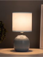 Лампа настольная RISALUX «Бриз», 1×40 Вт Е14, голубой, 13×13×25 см - Фото 2