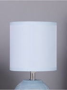 Лампа настольная RISALUX «Бриз», 1×40 Вт Е14, голубой, 13×13×25 см - Фото 3