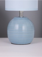 Лампа настольная RISALUX «Бриз», 1×40 Вт Е14, голубой, 13×13×25 см - Фото 4