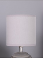 Лампа настольная RISALUX «Бриз», 1×40 Вт Е14, серый, 13×13×25 см 10768074 - фото 13810303