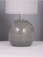 Лампа настольная RISALUX «Бриз», 1×40 Вт Е14, серый, 13×13×25 см - Фото 4