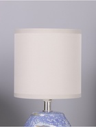 Лампа настольная RISALUX «Рэндзи», 1×40 Вт Е14, синий/белый, 13×13×25 см - Фото 3