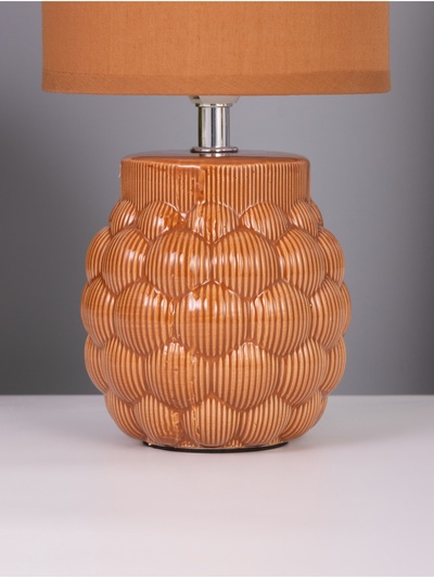 Лампа настольная RISALUX «Хицугая», 1×40 Вт Е14, какао, 14×14×28 см