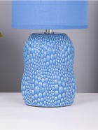 Лампа настольная RISALUX «Иссин», 1×40 Вт Е14, синий, 15×15×30 см - Фото 4