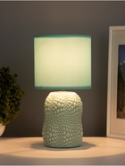 Лампа настольная RISALUX «Иссин», 1×40 Вт Е14, бирюзовый, 15×15×30 см - Фото 2