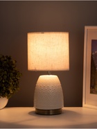 Лампа настольная RISALUX «Масаки», 1×40 Вт Е14, бежевый, 15×15×30 см 10768091