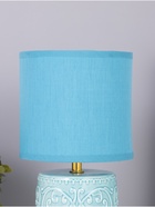 Лампа настольная RISALUX «Юдзу», 1×40 Вт Е14, голубой, 15×15×30 см - Фото 3