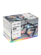 УЦЕНКА Гирлянда «Нить», 10 м, IP65, УМС, тёмная каучуковая нить, 100 LED, свечение мульти, 220 В - фото 14770482