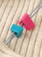 Держатели для спиц, треугольные, 2 шт., d=7-10 мм, 12-15 см, голубые, розовые - Фото 3