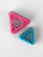 Держатели для спиц, треугольные, 2 шт., d=7-10 мм, 12-15 см, голубые, розовые - Фото 4