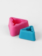 Держатели для спиц, треугольные, 2 шт., d=7-10 мм, 12-15 см, голубые, розовые - Фото 5