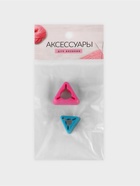 Держатели для спиц, треугольные, 2 шт., d=7-10 мм, 12-15 см, голубые, розовые - Фото 7