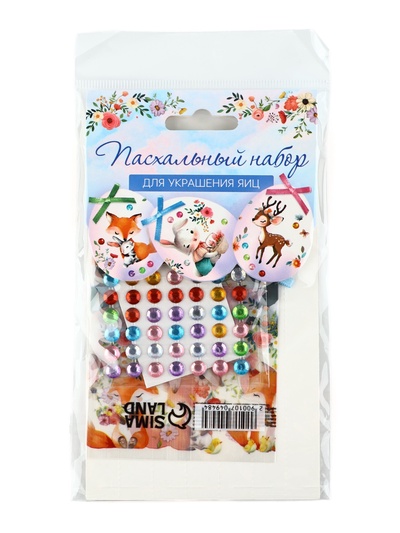 Набор для украшения яиц на Пасху «Зверята», 9×16 см