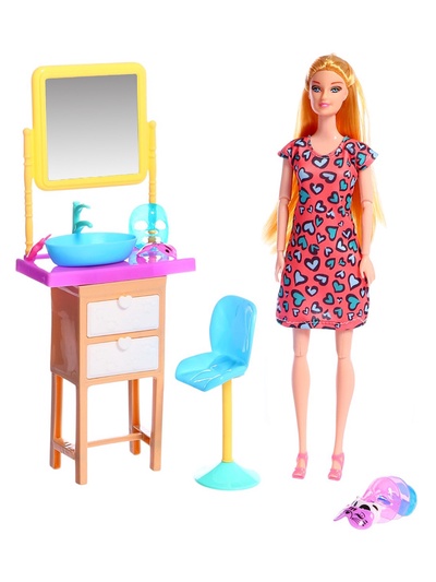 Кукла - модель «Красотка», с аксессуарами, МИКС