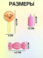 Пупсы «Зоопарк», набор 3 шт.,10 см, МИКС - Фото 2