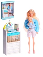 Кукла - модель «Счастливая мамочка», с аксессуарами - Фото 4