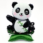 Воздушный шар фольгированный 23" «Панда с бамбуком», на подставке - Фото 4