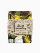 Набор полотенец Доляна «Оливки», 35×60±2 см - 2 шт.,100% хлопок, рогожка,162 г/м² - Фото 9