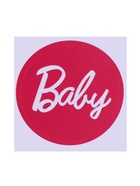 Бутылочка для кормления с наклейками Baby от 0 мес., 250 мл., фиолетовая, M&B - Фото 6