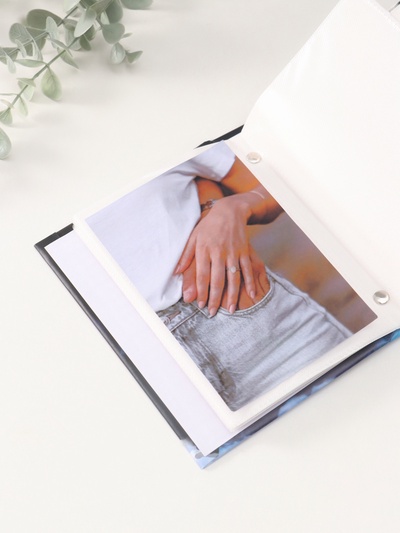 Фотоальбом на 96 фото 10х15 см "Носорог и луна" матовый с ламинацией 16,5х12х5,5 см