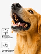 Игрушка пищащая для собак "Вирусный мяч", 6,5 см, голубой - фото 809303457